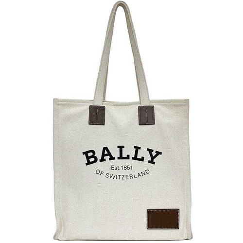 トートバッグ BALLY Woman Tote bags Ecru WAE05CCV011 I135O BALLY: Shoulder bag woman - Ecru | Bally tote bags