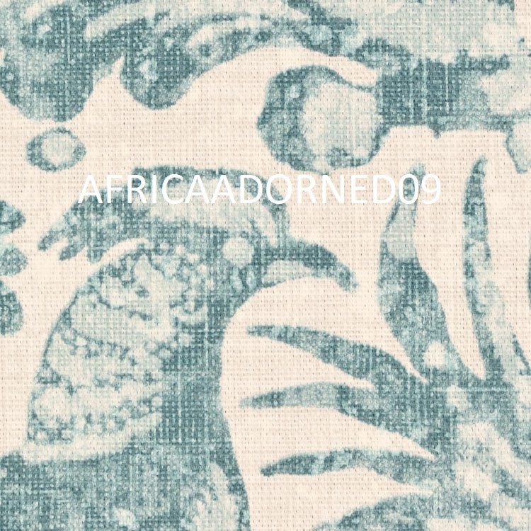 G7G DELIGHTFUL TROPICAL CHIC RESIST COTTON PRINT MULTIPURPOSE FABRIC 10 YARDS