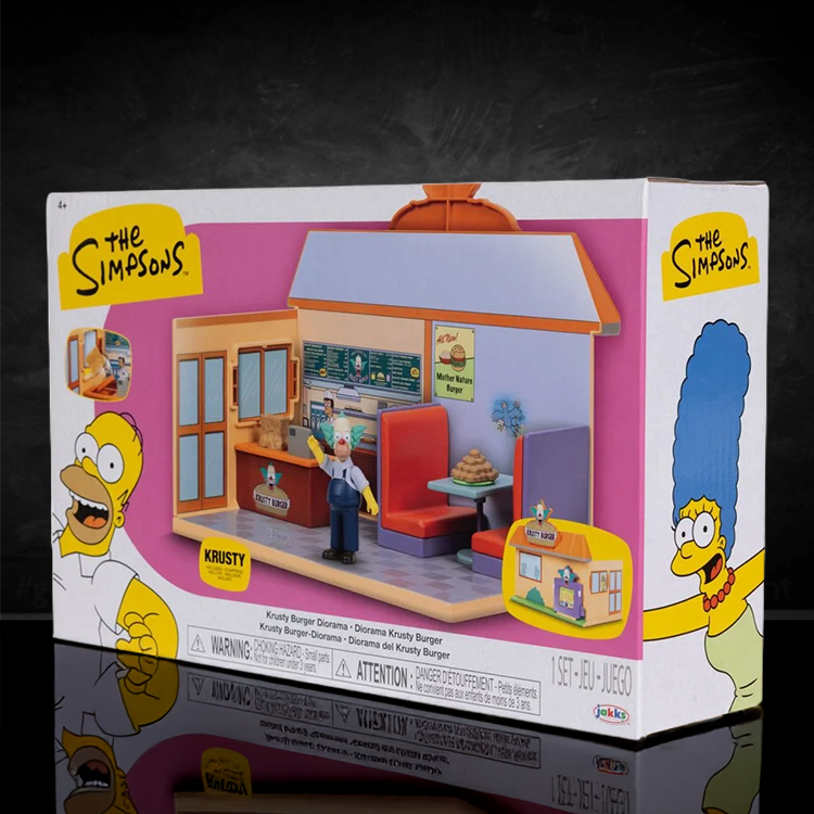 The Simpsons Krusty Burger Playset and Figure 2 1/2