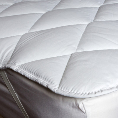 Box Stitched Mattress Topper Cotton Blend Diamond Quilted Single,Double,King