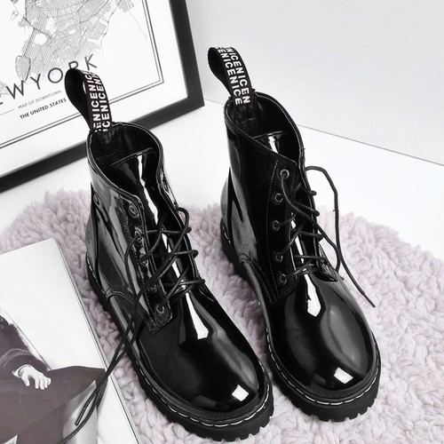 leather military boots womens