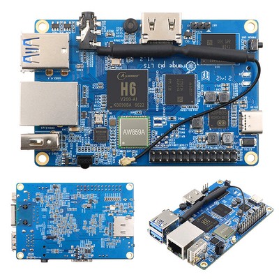 1pc For Orange Pi 3 LTS Development Board Allwinner H6 Chip Programming Board
