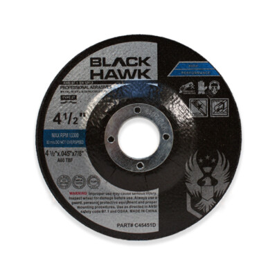 50 Pack - 4-1/2'' x .045'' x 7/8'' Depressed Center Cut-Off Wheel T27 Cutting Discs