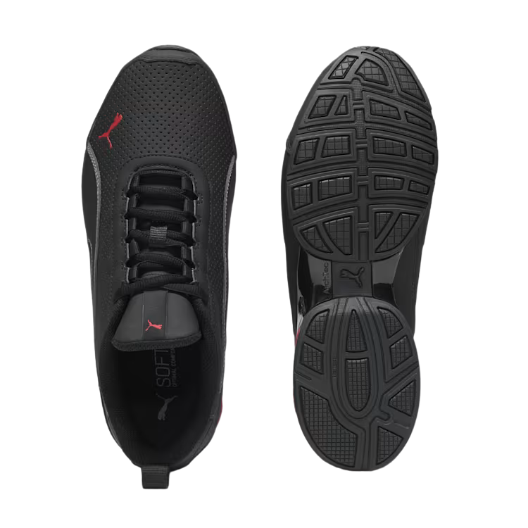 PUMA MENS BLACK SHOE VIZ RUNNER SPORT 376471 02