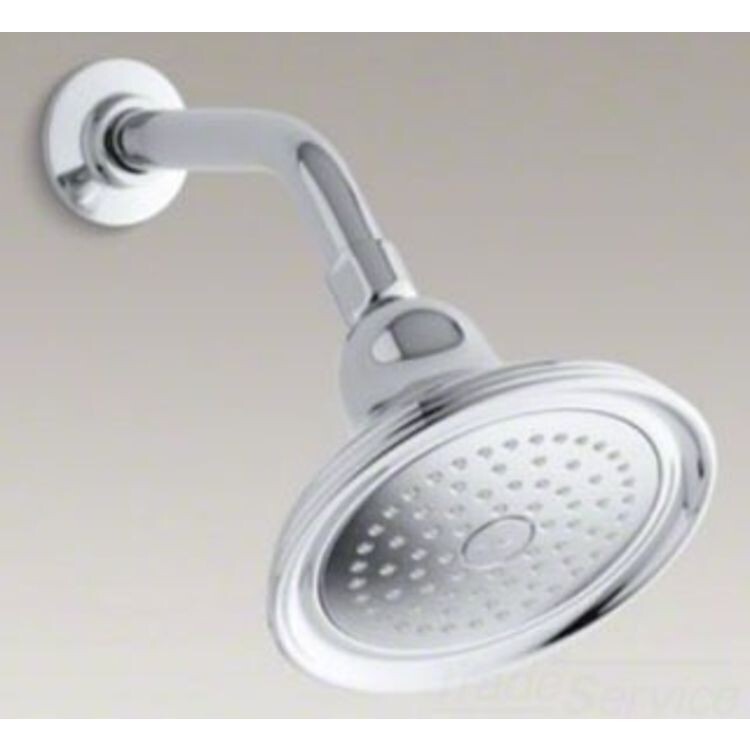KOHLER Devonshire Duschkopf Poliertes Chrom – Mit Katalyst-Technologie Für Volles Regenerlebnis