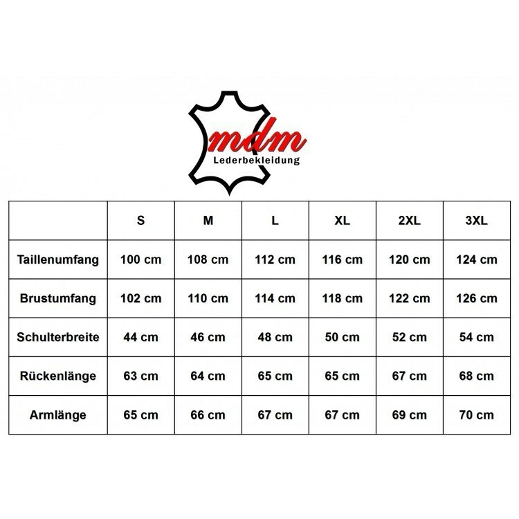 MDM HERREN LEDERJACKE JEANSJACKEN STIL AUS ECHTEM LEDER RINDSLEDER 90´ER JACKE