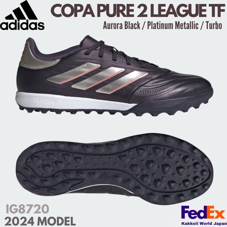 adidas Soccer shoes COPA PURE 2 LEAGUE TF Aurora Black