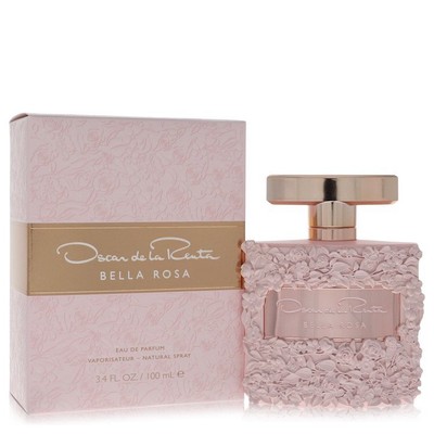 Bella Rosa by Oscar De La Renta Eau De Parfum Spray 3.4 oz