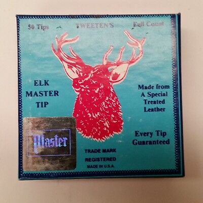 1 x Elk Master CUE TIPS 13mm (Glue On) - Made In USA