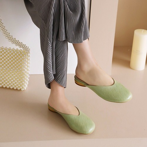summer flat mules