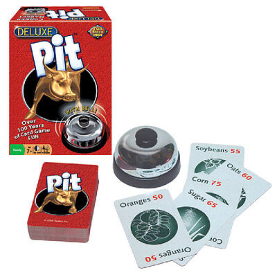 Pit Deluxe w/ Bell Card Game Corner The Market Winning Moves Classic Trading