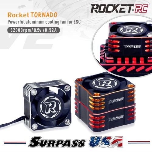 Surpass USA Rocket-RC Orange ESC 25mm Aluminum Cooling Fan 32,000RPM