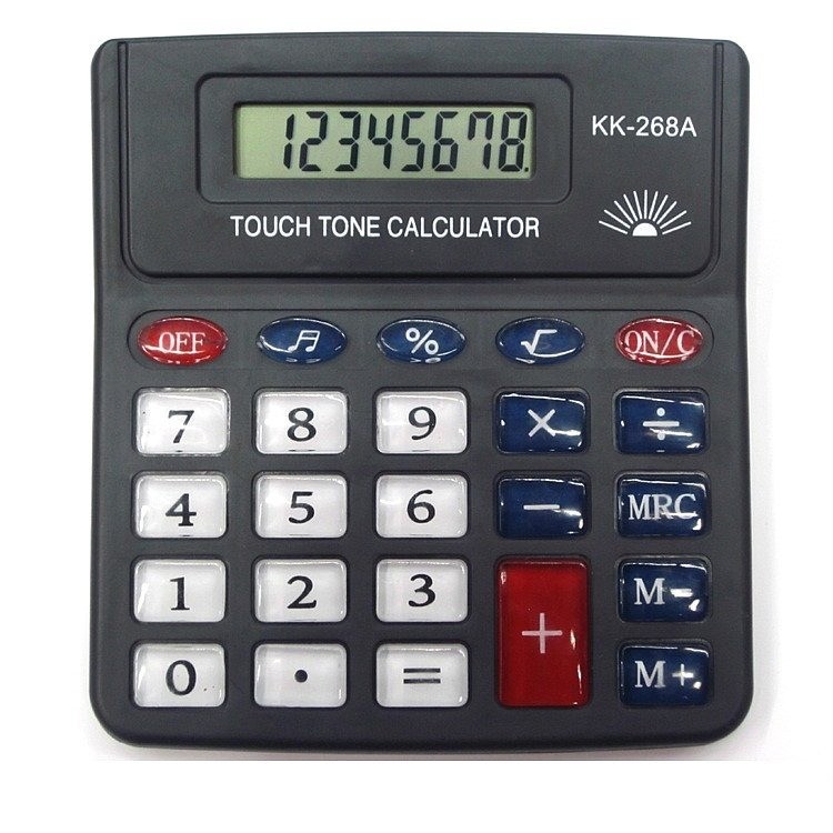 Calcolatrice Elettronica Digitale KK-268A 8 Cifre Grande Display hsb