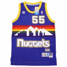 Dikembe Mutombo #55 Denver Nuggets Adidas Rainbow ...