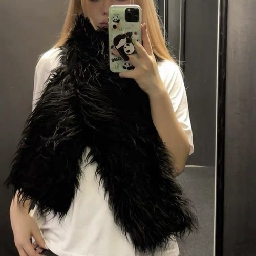 小物 OUR LEGACY FROSS SCARF / BLACK FAKE FUR 小物 OUR LEGACY FROSS SCARF / BLACK FAKE FUR Our Legacy