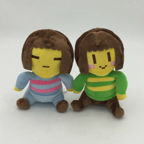 2PCS Soft Plush Undertale Frisk & Chara Doll Stuffed Game Toys 8