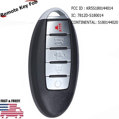 Proximity Remote Key Fob for 2013-15 NISSAN ALTIMA 285E3-9HP5B S180144020 5B