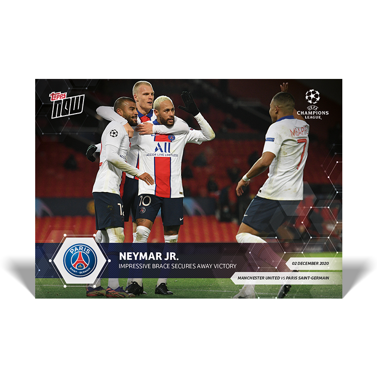 Topps Now UCL 2020-21 - Card 031 - Neymar Jr. - Paris St. Germain