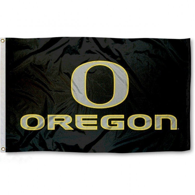 OREGON DUCKS 3'X5' FLAG BANNER ***100% FULL COLOR ON BOTH SIDES OF FLAG***