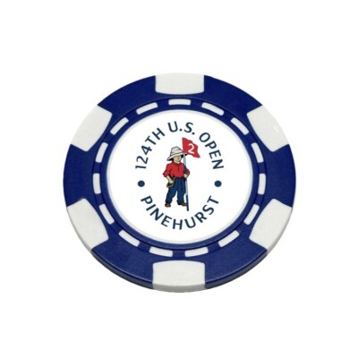 2024 US Open Pinehurst No. 2 Number - Magnetic Clay Poker Chip Golf Ball Marker