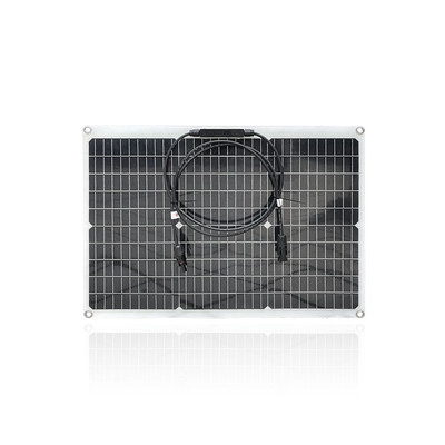 POWMR 10-100w 12v Monocrystalline Semi-flexible Solar Panel For RV/Boat/Car/Home