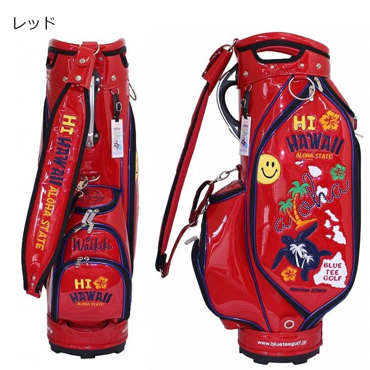 Blue Tee Golf HI HAWAII Enamel Caddy Bag CB-020 Blue Tee