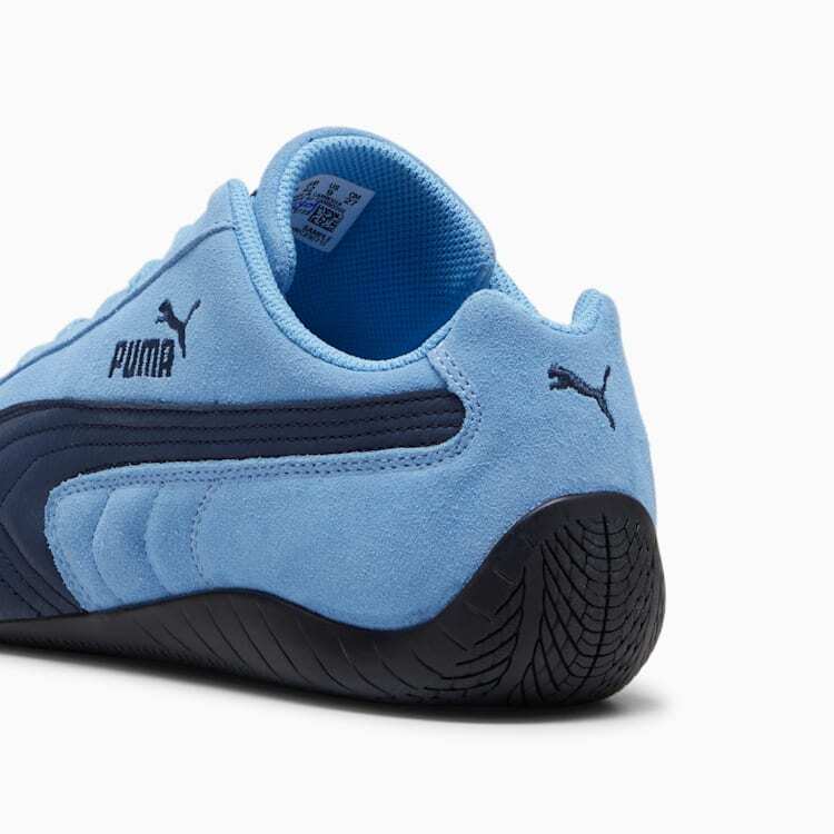 Pre-owned Puma 398847-01  Speedcat Archive Team Light Blue Club Navy (men's)