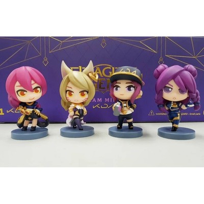 League of Legends KDA Set of 4 Mini Figurines (Kaisa, Evelyn, Akali & Ahri)