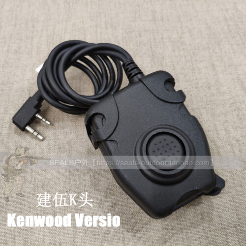 Element Peltor Military ZTAC Walkie-Talkie PTT Headphone Launch Key Switch 2 Ver