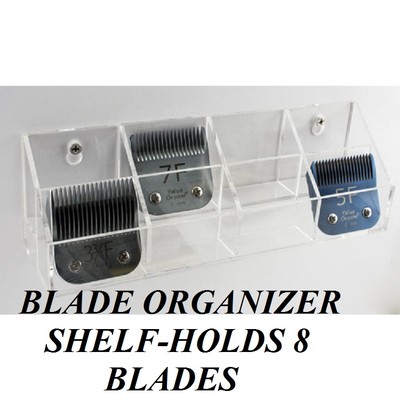 Pro Grooming CLIPPER BLADE HOLDER SHELF Organizer Case for Oster,Andis,Wahl,etc.