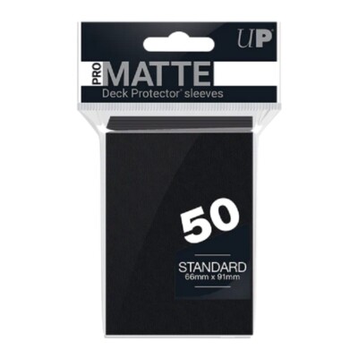 Ultra Pro Standard Sized PRO MATTE Deck Protectors 50 Count Pack - Choose Colors