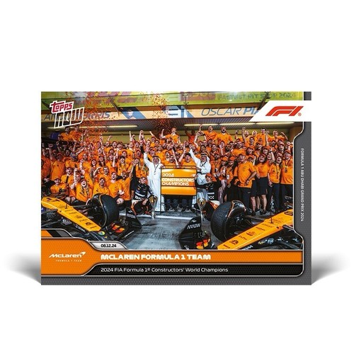 McLaren Constructors World Champs F1 2024 Formula 1 Topps