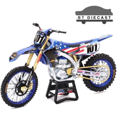 NEW RAY YAMAHA YZ450F DIRT BIKE MOTOCROSS OF NATIONS 1/12 #101 ELI TOMAC 58423