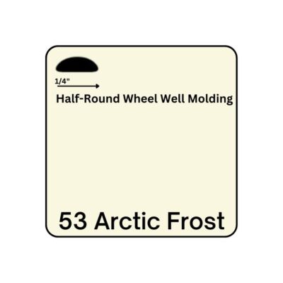 1/4'' x 50' Half-Round Wheel Well Molding for Cars and Trucks