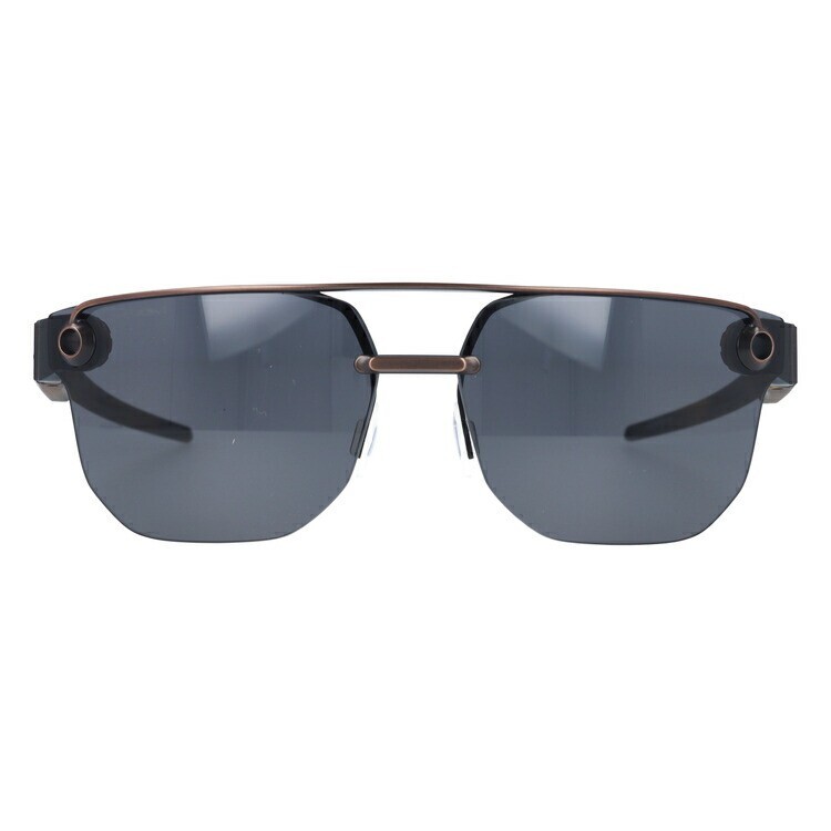 Pre-owned Oakley Chrystl Sunglasses Oo4136-0167 Prizm Heptagon Double Bridge Plutonite In Prizm Grey