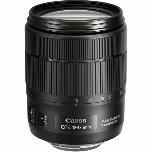 Canon EF-S 18-135mm f/3.5-5.6 IS USM Lens (Black) New in