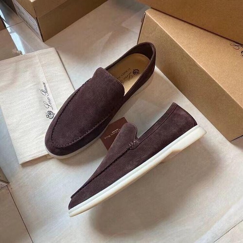 Classic Suede Slip-On Flat Casual Shoes Lazy Loafers Men's Shoes