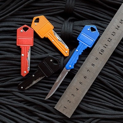 Portable Survival Mini Key Chain Knife Camping Keychain  Multifunctional 3PCS