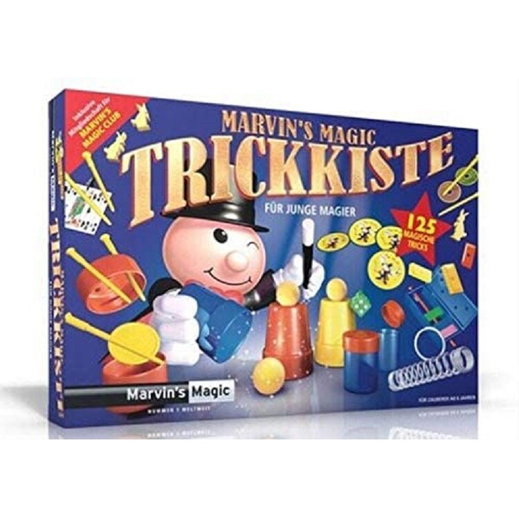 Marvin's Magic Zauberkasten-Komplettset für 125 Zaubertricks Zauber Set Magier