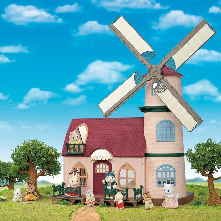Sylvanian Families Windmill of Happiness on the Hill Calico