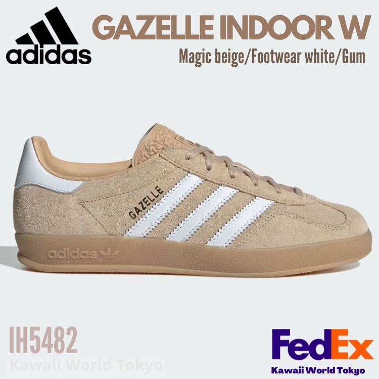 ☆人気☆【Adidas】☆W GAZELLE INDOOR Magic Beige☆22-30cm☆ Adidas Gazelle Indoor 