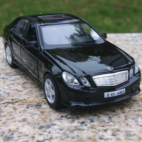 Mercedes Benz E63 Black 5 Inche Two Doors Can Open Toys Alloy