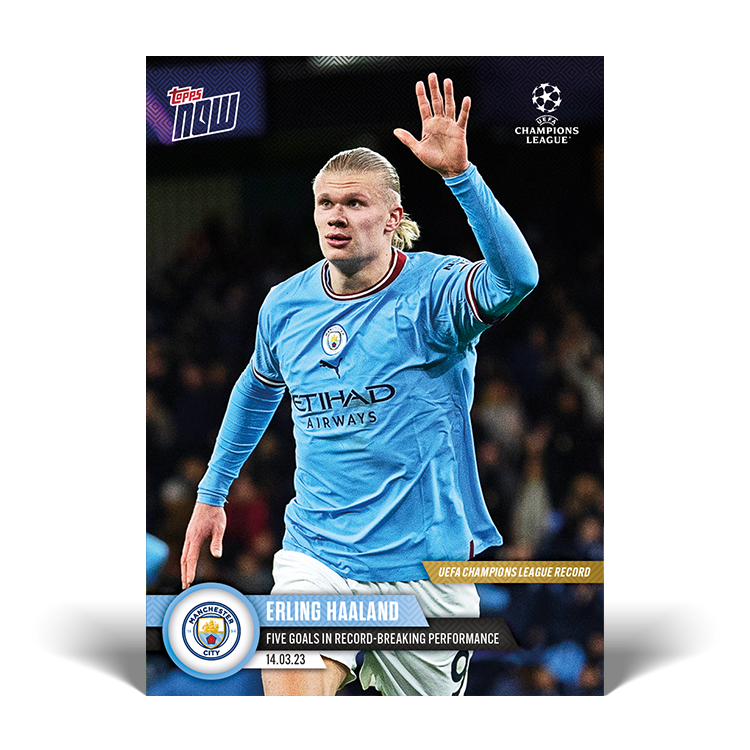 Erling Haaland Five goals in record-breaking performance UCL
