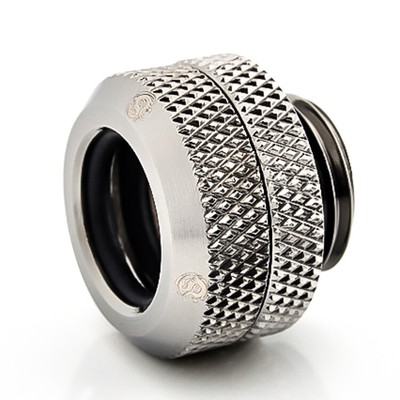 Bitspower G1/4'' Enh Multi-Link Fitting, 12mm OD, Black Sparkle