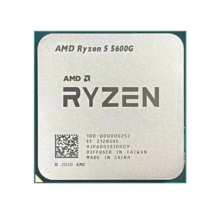 CPU AMD Ryzen 5 5600G AM4 CPU AMD Ryzen 5 5600G - 6-Core 3.9 GHz, Socket AM4, 65W Desktop