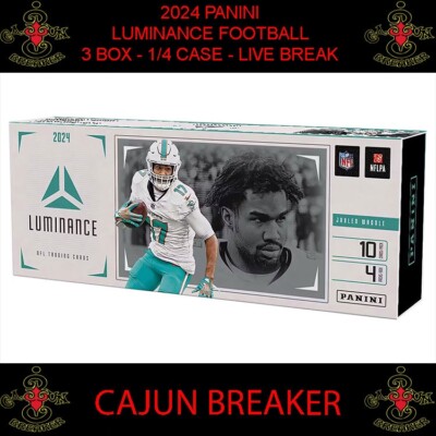 BALTIMORE RAVENS *3 HOBBY BOX 1/4 CASE LIVE BREAK* 2024 LUMINANCE FOOTBALL (5)