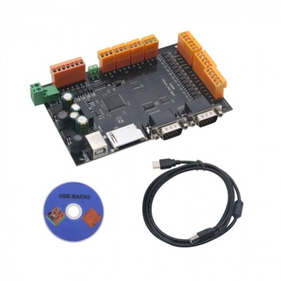 MDK2 USB CNC Breakout Board 100KHz 4-Axis Stepper Motor Controller SD Card MPG