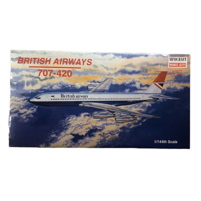Minicraft British Airways 707-420 1/144 Scale Model Airplane Kit 14485