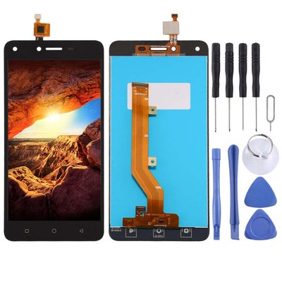 LCD Screen for Tecno Spark K7 with Digitizer Full Assembly (Black)