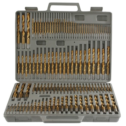 115pc Titanium Drill Bit Set W/ Index Case Number Letter Fractional $0 Shipping!